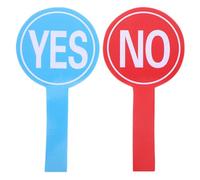 Ciieeo 2pcs Judging Boards Student Response Paddles 11.8x8.3inch Firm Foam Board Reusable Single Sided Design for Classroom Voting Events Judges and Students