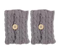 Ciieeo 2pcs Knitted Yarn Mug Sleeves Insulated Water Cup Covers Reusable Cozy Knit Sleeves for Hot and Cold Drinks Home Office Use Washable Protection