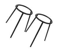 Ciieeo 2pcs Lab Heating Holder Stand Iron Tripod for Laboratory Use High Temperature Lamp Support for Chemistry Biology Experiments Stable and Efficient Heating Accessory