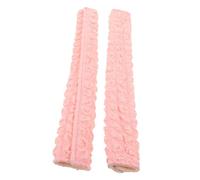 Ciieeo 2pcs Long Seatbelt Shoulder Pads Covers for Car Interior Extended Puff Style Cushion Protectors with Ventilated Summer Comfort Soft Auto Safety Strap Guards for Women and Men