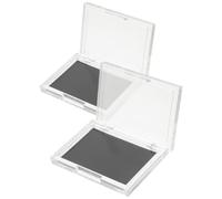 Ciieeo 2pcs Magnetic Empty Eyeshadow Palette Organizer Makeup Magnetic Board Storage Box for Eyeshadow Blush Highlighter Suitable for Professional Makeup Artists and Travel Use