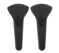 Ciieeo 2pcs Magnetic Scissor Holder for Refrigerator, Plastic Kitchen Storage Sleeve, Wall Mounted Rack for Shears and Small Tools, Black