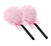 Ciieeo 2pcs Makeup Puff Loose Powder Puff Plush Fiber Portable Lightweight Powder for Beginners and Makeup Artists for Travel Use and Home Use