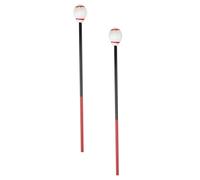 Ciieeo 2pcs Marimba Rods Xylophone Sticks with Synthetic Material Hammer Head for Fuller Sound and Good Toughness, Practical Percussion Sticks for Marimba and Xylophone Playing