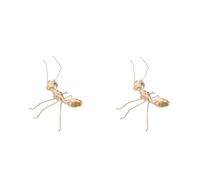 Ciieeo 2pcs Metal Ant Wall Decor Bugs Insects Wall Sculptures Garden Home Decor Insects Ornament for Outdoor Tree Porch Patio