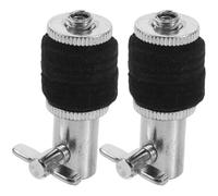 Ciieeo 2pcs Metal Hihat Clutch Drum Cymbal Accessory Sturdy Responsive Performance Silver Hi-hat Hardware for Jazz Breakdown Performances