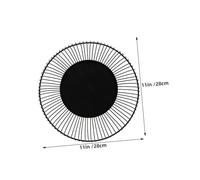 Ciieeo 2pcs Metal Wire Fruit Basket Large Capacity Round Ventilated Snack and Vegetable Storage Bowls Artistic Iron Craft Decorative Organizer for Kitchen Countertop