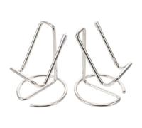 Ciieeo 2pcs Metal Wired Tablet Display Holder with Sturdy Structure | Contemporary Minimalistic Design for Smartphones and E-readers, for Reading Desks and Kitchen Counters