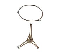 Ciieeo 2pcs Microwave Turntable Bracket Plastic Roller Ring Support for Glass Turntable Plate, Versatile Accessory Keeps Food Rotating Smoothly in Microwave Oven