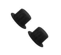 Ciieeo 2pcs Miniature Black Snowman Top Hat for Dolls Small DIY Craft Material Decorative Tiny Formal Hat for Doll Accessories and Festive Snowman Decorations