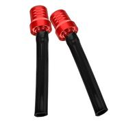 Ciieeo 2pcs Motorcycle Gas Tube Vent Hose Breather Caps for Fuel Tank Off-Road Motorcycles Sleek Stylish Aluminum Alloy with Rubber Prevents Fuel Leakage Easy to Install