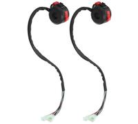 Ciieeo 2pcs Motorcycle off Starter Switch Kill Start Function, Handlebar Mounted 7/8" 22mm Alloy and Plastic Construction for 50cc-250cc Atv and Off-road Riding