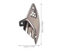 Ciieeo 2pcs Motorcycle Side Spoiler Winglets for Electric Motorbikes, Lightweight Plastic Blade Wing Aerodynamic Trim, Boosting Stability and Reducing Vibration, for Fairing Side