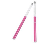 Ciieeo 2pcs Nail Care Polish Pen Nail File Pen Frosted Stone and Plastic Precise Care Sturdy Tip Professional Technicians Professionals for Salons and Home Use