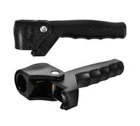 Ciieeo 2Pcs Non-Slip Walking Cane Second Handles for Elderly, Replacement Upright Cane Grip Accessories Fits 22Mm Tube Diameter, Black, Suitable for Senior Mobility Aid