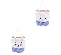 Ciieeo 2pcs Over The Door Magazine Storage Pockets Wall-Mounted Hanging Storage Bag Organizer Pockets for Remotes Glasses Keys