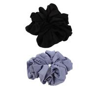 Ciieeo 2pcs Oversized Fabric Scrunchies for Women, Jumbo Hair Ties with French Style and Ballet Elegance, Reliable for All-day Wear and Eliminating Flatness, for Sleep and Club