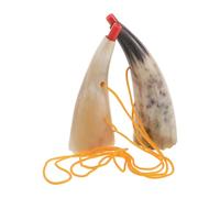 Ciieeo 2pcs Ox Horn Shape Noise Maker Trumpet for Football Fans with Strong Transmission Range and Secure Grip, for Celebrations and Small Scale Cultural Stage Props