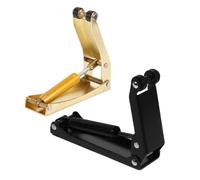 Ciieeo 2pcs Piano Lid Bumper Gold Black Hydraulic Buffer Tool for Slow Soft Fall Piano Key Cover Descend Device Protecting Boy Girl during Upright Play