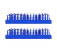 Ciieeo 2pcs Plastic Microscope Slide Drying Rack for Lab Staining Processes and Clinical Laboratories, Multipurpose Application Chemical Resistant Material and Space-saving Design