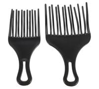 Ciieeo 2pcs Plastic Needle Hair Comb for Haircut Styling and Detangling Long Thick Tangled Hair, Safe to Use with Simple Appearance, for Hairdresser and Personal Use