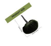 Ciieeo 2pcs Plush Pumpkin Decoration Olive Green Blue Stuffed Halloween Cushions for Party and Home Realistic Harvest Festival Decor for Dining Table and Desktop Display