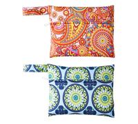 Ciieeo 2pcs Portable Period Bags Mini Storage Bag Sanitary Napkin Storage and Card Holder Stylish Design for School and Office Use Convenient Tampon Accessory Assorted Style