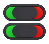 Ciieeo 2pcs Privacy Door Sign 3x7cm Black Sliding Indicator for Office Conference Restroom Vacancy Occupied Status