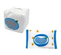 Ciieeo 2pcs Puppy Dog Slow Feeding Snuffle Playthings Made of Sturdy Oxford Cloth White Colour Designed to Consume Pet's Energy and Exercise Pet's Sense of Smell for Indoor Dog Play