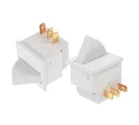 Ciieeo 2pcs Refrigerator Door Switch Replacement Parts for Compatible Fridge Freezer Light Control Appliance Accessories with Reliable Activation