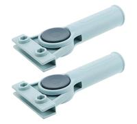 Ciieeo 2pcs Replacement Mop Handle Clips Green Plastic Mop Clamp Parts Accessories for Household Floor Cleaning