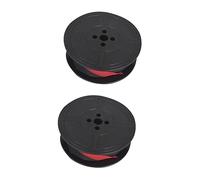 Ciieeo 2pcs Replacement Typewriter Ink Spool Ribbon Black Satin Printer Calculator Ink Absorption