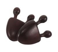 Ciieeo 2pcs Sandalwood Snail Shaped Nose Massager for Brow and Neck Massage, Smooth Wooden Scraping Tool for Acupuncture Point Therapy and Office Break Relaxation