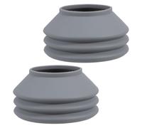 Ciieeo 2pcs Silicone Coffee Bellow Compatible with Niche Zero Duo Grinder Powerful Air Compression Tool for Single Dose Espresso Maker Enhances Freshness and Cleans Coffee Bean Hopper