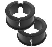 Ciieeo 2pcs Silicone Handlebar Gasket Set 31.8 to 25.4/22.2mm Bike Handlebar Bracket Washers for Mountain Bikes Cycling Accessories