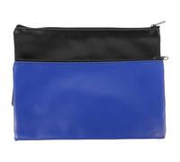 Ciieeo 2pcs Small Money Bag with Zipper for Cash, Travel Makeup Pouch Organizer, Portable Mini Money Holder in Black and Blue for Purse and Toiletries Storage