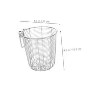 Ciieeo 2pcs Small Stainless Steel Utensil Holder Hanging Cutlery Drainer Basket for Kitchen Sink Compact Chopstick and Spoon Storage Rack Space Saving Organizer for Home and Restaurant