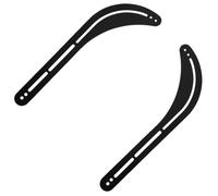 Ciieeo 2pcs Sound Bar Bracket for TV Replacement Black Iron Mount | No Punching, Detachable Design, Multiple Installation Schemes, Safe Support, for Soundbar and TV Use