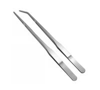 Ciieeo 2pcs Stainless Steel Reptiles Feeding Clip and Pet Feeding Tweezer for Terrarium Cleaning and Snakes Silver Sturdy Tweezer for Cleaning Pet Box and Handling Food
