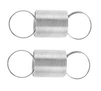 Ciieeo 2pcs Stainless Steel Tension Springs with Rings for Educational Physics Experiments and DIY Projects Compact Design for Versatile Use Scale Applications