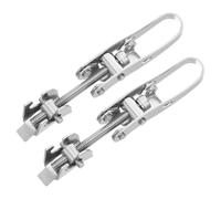 Ciieeo 2pcs Stainless Steel Toggle Latch Clamp Quick Fastening Leakproof Bucket Hasp Lock for Food Pharmaceutical Industries Hand Operated Locking Accessories