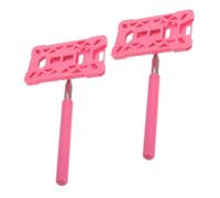 Ciieeo 2pcs Telescopic Parking Card Holder Stick for Contactless Payment and Toll Access, Retractable Car Parking Pass Tool with Extended Reach for Vehicle Use at Toll Booths and Garages