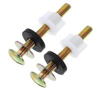 Ciieeo 2pcs Toilet Seat Screws Replacement Kit with Washers and Nuts and Fixing Bolts for Stable Toilet Seat Tank Installation Quick Manual Installation for Home and Public Use