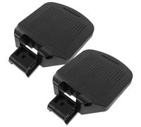 Ciieeo 2pcs Universal Heavy Duty Adjustable Wheelchair Footrest Pedals Elevating Footplates Replacement Parts Suitable for Patient Comfort and Mobility Aid