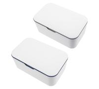 Ciieeo 2pcs Wet Wipes Box Outdoor Portable Tissue Container Storage Handheld Wipe Dispenser Convenient for Travel Parent Use
