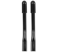 Ciieeo 2pcs Wheelchair Brake Handle Extensions Power Chair Brake Handle Parts with Black Caps 210° Bent Tubes for Transport and Reclining Mobility Chairs