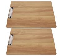 Ciieeo 2pcs Wooden Drawing Board with Clips for Artists, Portable and Sturdy Bamboo Sketch Clipboard for Classrooms and Daily Art Training, Smooth Surface for Pros and Beginners