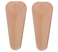 Ciieeo 2pcs Wooden Quilt Wall Hangers Non Punching Clamp Design for Heavy Quilts and Tapestry Space Saving Rustic Rug Clips with Natural Wood Finish for Small Apartments Bathroom Kitchen