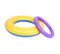 Ciieeo 2pcs Yoga Ball Holder Stand Set with Inflatable Fixed 32cm 37cm Inner Diameter Anti-slip Fitness Stability Base for Training and Posture Correction