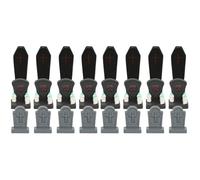 Ciieeo 2sets Tombstone Craft Halloween Coffin Decoration Halloween Decor Resin Tombstone Ornaments Haunted House Decor Gothic